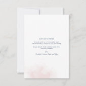 We hebben Floral Burgundy Moving Announcement verp (Achterkant)