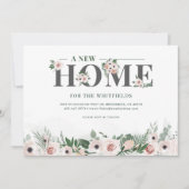 We hebben Floral Family verhuisd Aankondiging (Voorkant)