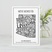 We hebben Floral Mandala Arizona State New Home ve Aankondiging (Staand voorkant)