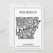 We hebben Floral Mandala Arkansas State New Home v Aankondiging (Voorkant)