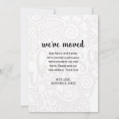 We hebben Floral Mandala Arkansas State New Home v Aankondiging (Achterkant)