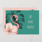 We hebben Florida Flamingo Monstera Leaf verplaats Aankondiging (Voorkant / Achterkant)