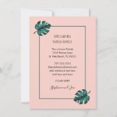 We hebben Florida Flamingo Monstera Leaf verplaats Aankondiging (Achterkant)