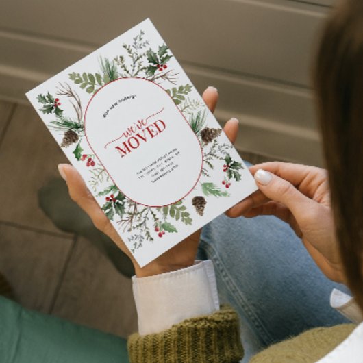 We hebben Forest Berry Pinecone verplaatst Aankondigingskaart