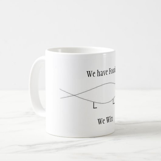 We hebben Fossils Koffiemok (Voorkant links)