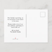 We hebben Foto Aankondiging Briefkaart verplaatst (Achterkant)