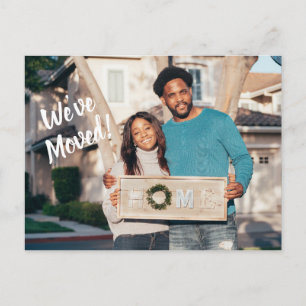 We hebben Foto-aankondiging verplaatst Briefkaart