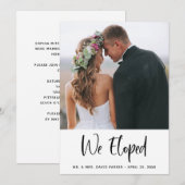 We hebben | Fotobruiloft en -partij Kaart (Voorkant / Achterkant)