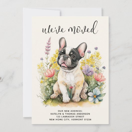 We hebben Franse buldog puppy bloemetjeshond verpl Aankondiging (Voorkant)