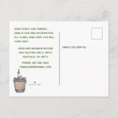 WE HEBBEN FUN FAMILIE DOG ANNOUNCES BEWEGD AANKONDIGINGSKAART (Achterkant)