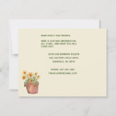 We hebben Fun Family Cat Celebrates Move Aankondiging (Achterkant)