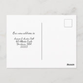 We hebben Funny Birds op Fence Briefkaart verplaat (Achterkant)