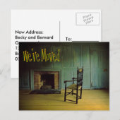 We hebben Funny Joke Lonely voorzitter verplaatst Aankondigingskaart (Voorkant / Achterkant)