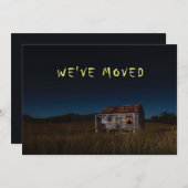 We hebben Funny Spooky House 's nachts verplaatst. Aankondiging (Voorkant / Achterkant)