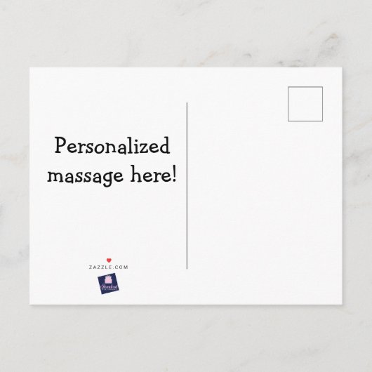 We hebben Funny verplaatst Aankondigingskaart (Achterkant)