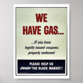 We hebben gas poster (Voorkant)