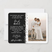 We hebben gehuwde glitter hartfoto Paars wit in Kaart (Voorkant)