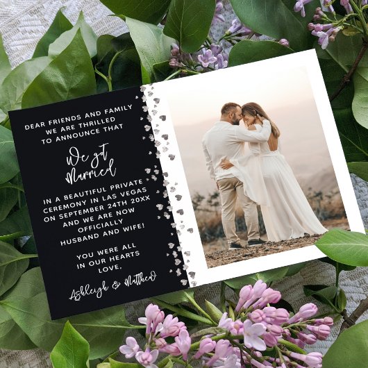 We hebben gehuwde glitter hartfoto Paars wit in Kaart