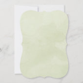 We hebben gehuwde Greenery Wedding Elopement Kaart (Achterkant)