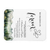 We hebben gekozen voor Forever Casual Wedding Invi Magneet (Horizontaal)