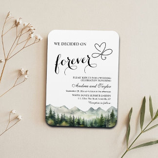 We hebben gekozen voor Forever Casual Wedding Invi Magneet