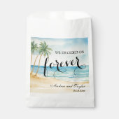 We hebben gekozen voor Forever Elegant Wedding Bedankzakje (Voorkant)