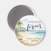 We hebben gekozen voor Forever Elegant Wedding Magneet (Voorkant / Achterkant)
