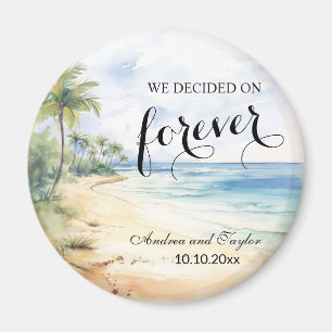 We hebben gekozen voor Forever Elegant Wedding Magneet