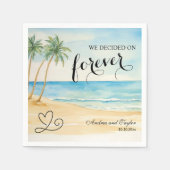 We hebben gekozen voor Forever Elegant Wedding Servet (Voorkant)