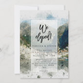 We hebben gekozen voor Watercolor Italy bruiloft u Kaart (Voorkant)