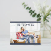 We hebben gepersonaliseerde foto's verplaatst aankondigingskaart (Staand voorkant)