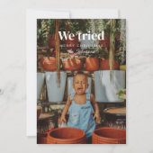 We hebben geprobeerd Grappige Kerstmis vakantie fo Kaart (Voorkant)