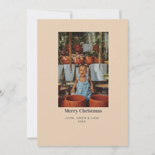 We hebben geprobeerd Grappige Kerstmis vakantie fo Kaart (Achterkant)