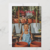 We hebben geprobeerd Grappige Kerstmis vakantie fo Kaart (Voorkant)