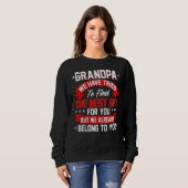 We hebben geprobeerd het beste Cadeau voor opa te Trui (Voorkant volledig)