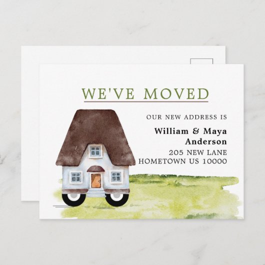 WE HEBBEN GEPROVEERD, Fun House on Wheels Uitnodiging Briefkaart (Voorkant / Achterkant)