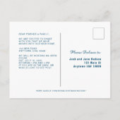 WE HEBBEN GEPROVEERD, Fun House on Wheels Uitnodiging Briefkaart (Achterkant)