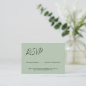 We hebben gereserveerde zitplaatsen sjabloon Sage  (Staand voorkant)