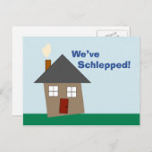 We hebben geslapt! aankondigingskaart (Voorkant / Achterkant)