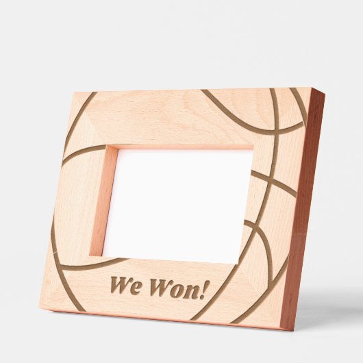 We hebben gewonnen | Schattigee eenvoudige moderne Gegraveerde Lijstjes (Links)