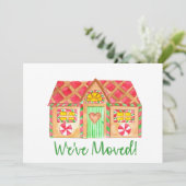 We hebben Gingerbrood House verplaatst Kaart (Staand voorkant)