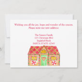 We hebben Gingerbrood House verplaatst Kaart (Achterkant)