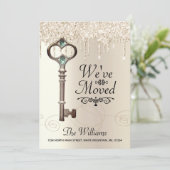 We hebben Glitter Change of Address verplaatst met Aankondiging (Staand voorkant)