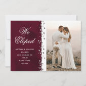 We hebben Glitter Hearts Foto Elopement Nebula gem Kaart (Voorkant)