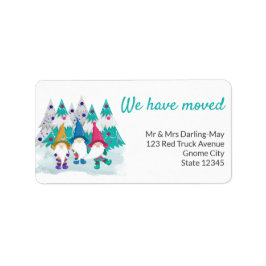 We hebben Gnome-kerstbomen naar het adres terugges Etiket