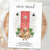 We hebben Golden Doodle Red Door Dog verhuisd Aankondiging