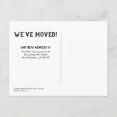 We hebben Golden Gate Bridge California verhuisd Aankondigingskaart (Achterkant)