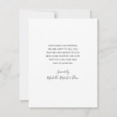 We hebben Golden Retriever Pet Dog Name Moving Aankondiging (Achterkant)