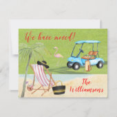 We hebben Golf Beach Budget FLAT-beweging verplaat Aankondiging (Voorkant)