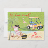 We hebben Golf Beach Budget FLAT-beweging verplaat Aankondiging (Voorkant)